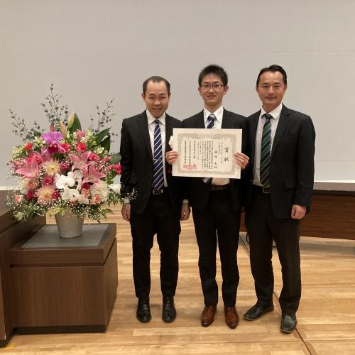 藤岡光さん（社会基盤・D1）が第40回研究発表会（土木学会栃木会）ベストプレゼンテーション賞を受賞